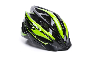 Шолом OnRide Mount глянц. чорний/зелений L (58-61 см)