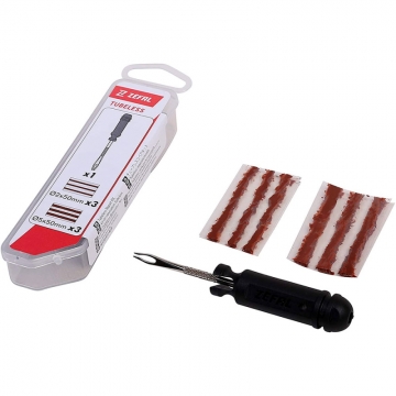 Набор Zefal Tubeless Repair Kit (4302) в пласт. коробке, для устранения проколов безкамерн. покрышек (6шт.) +крючек