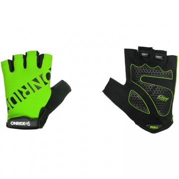 Рукавички ONRIDE Hold 20 колір Чорний/Зелений розмір S