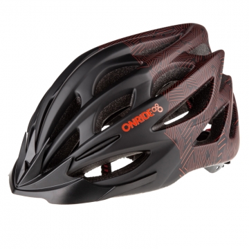 Шолом ONRIDE Mount чорний/червоний M (55-58 см)