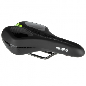 Сідло ONRIDE Merlin. Comfort Plus сталеві рамки чорний 265х162мм