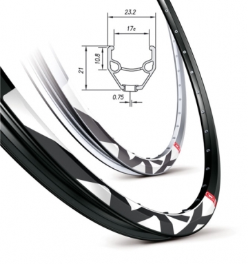 Обід Mach1 MX DISC 26˝ 36 отворів під диск чорний