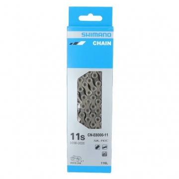 Ланцюг Shimano Steps CN-E8000-11, HG-X 11-швидк, 138 лінків, для електровелосипедів