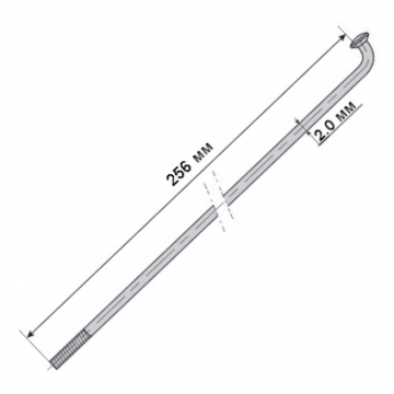 Спица Inox Plus (нержавейка) 2/256/