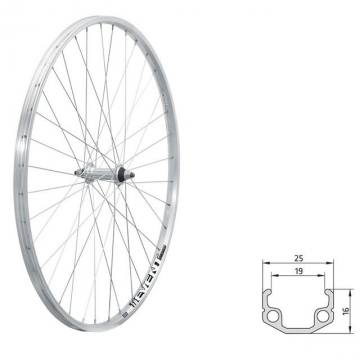 Колесо переднє KLS EVENT 28" AV, V-brake,гайка