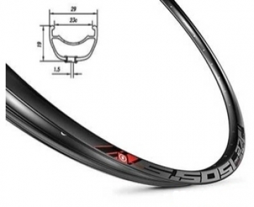Обід Mach1 5.50 SL DISC 27.5˝ 32 отвори під диск чорний FV