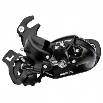 Переключатель задний RD-TY300-B, 6/7- скоростей c крюком