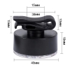 Мигалка цветная,microUSB,встроенный аккум.